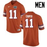 Men's Florida Gators #11 Riley Cooper NCAA Nike Orange Authentic Stitched College Football Jersey JYY4162WN